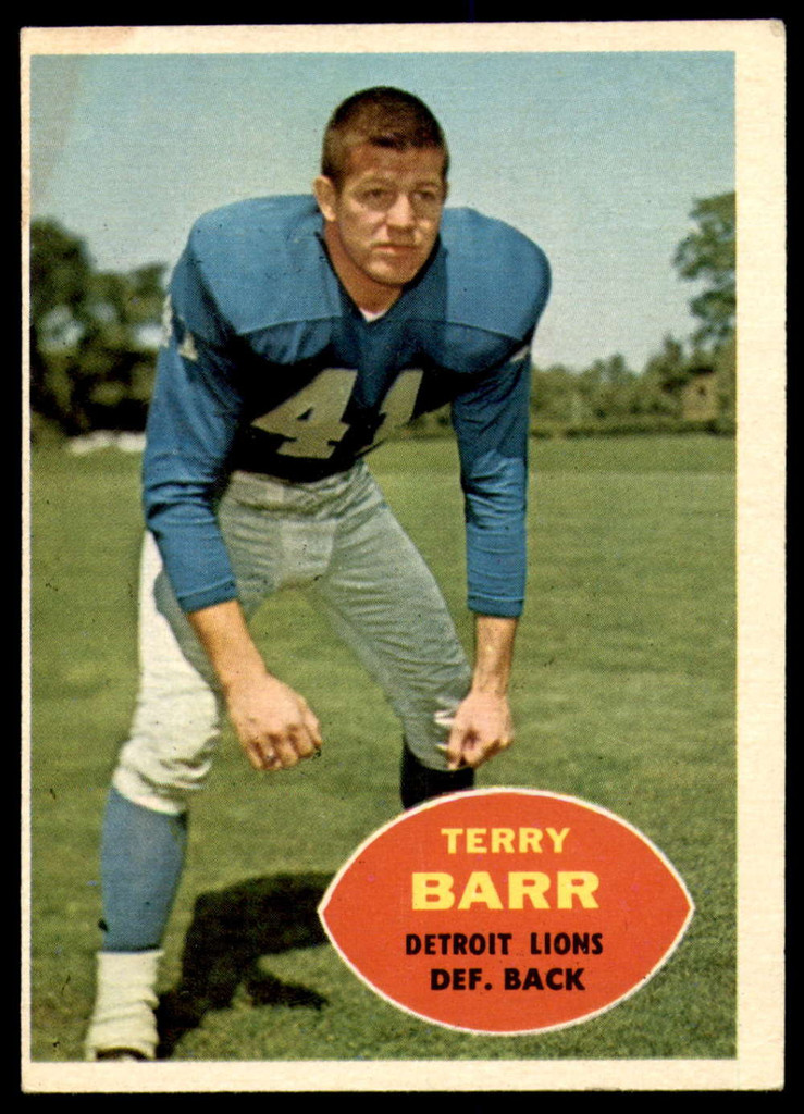1960 Topps #47 Terry Barr Very Good 