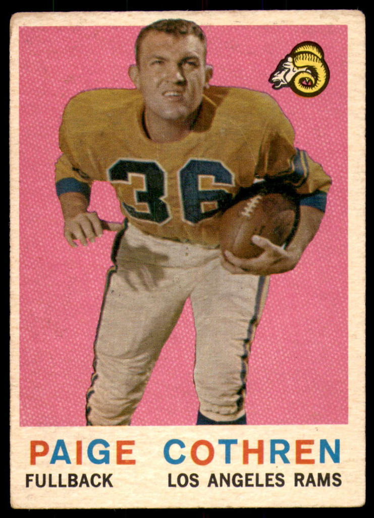 1959 Topps #28 Paige Cothren Very Good 