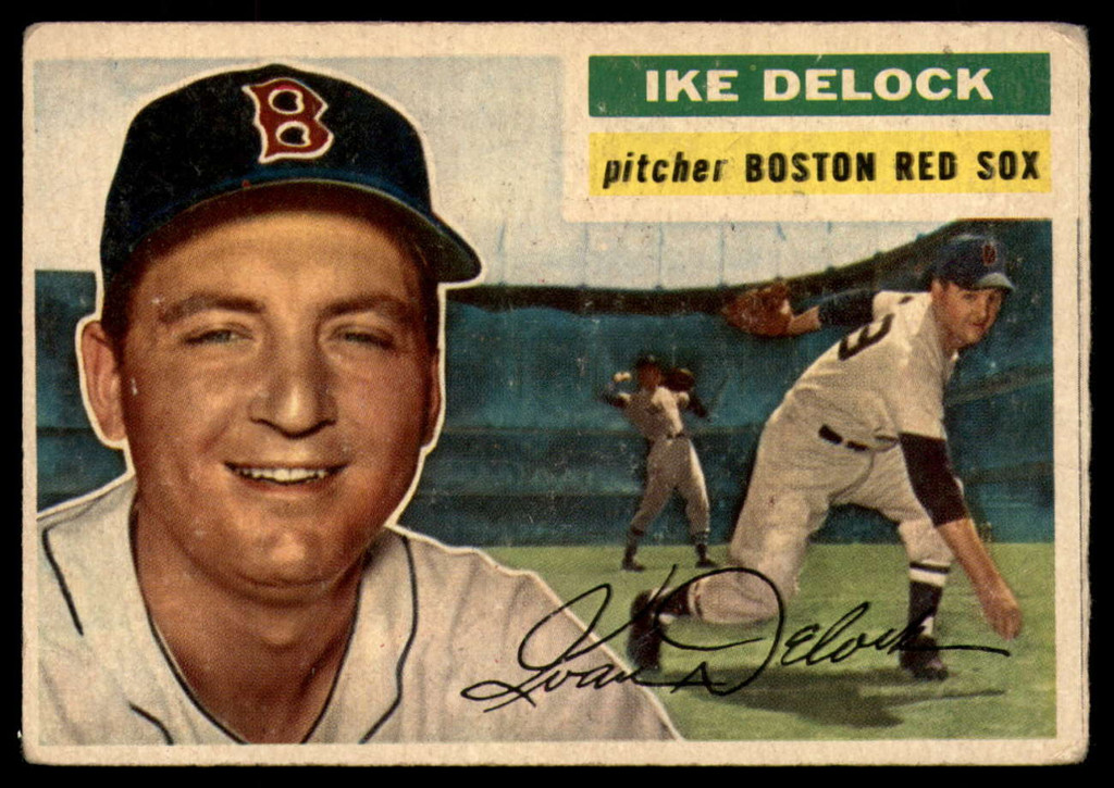 1956 Topps #284 Ike Delock VG/EX Very Good/Excellent 