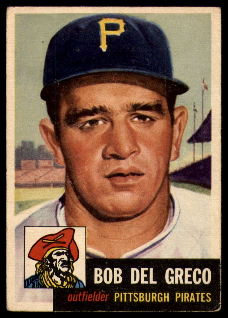 1953 Topps #48 Bobby Del Greco DP VG Very Good 