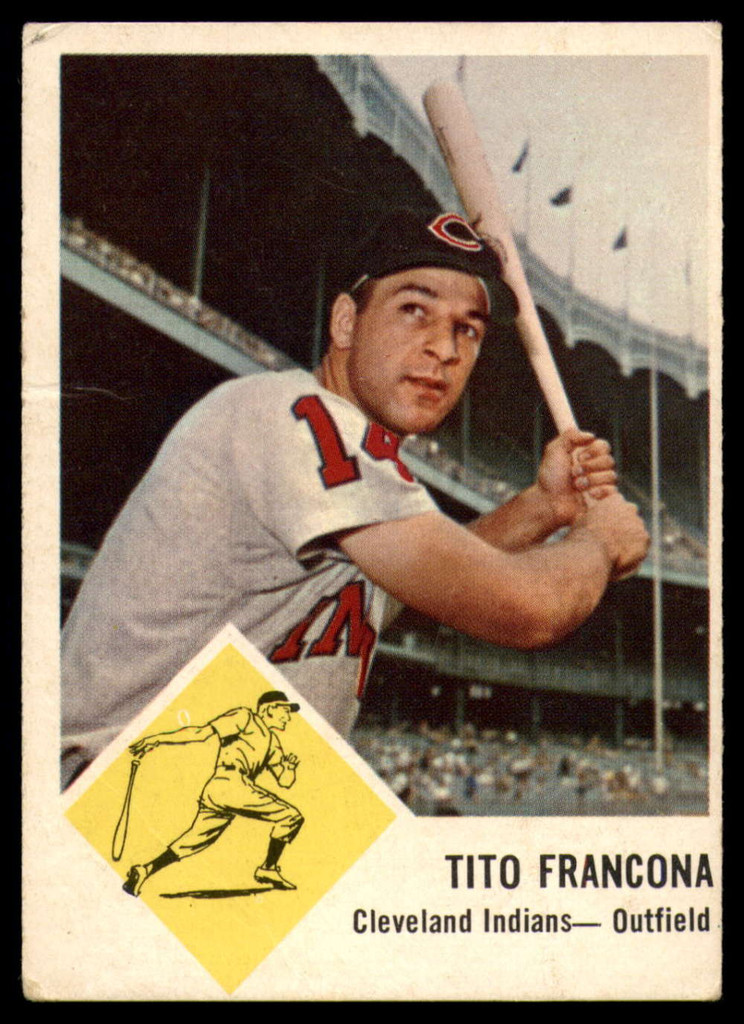 1963 Fleer #12 Tito Francona VG Very Good 