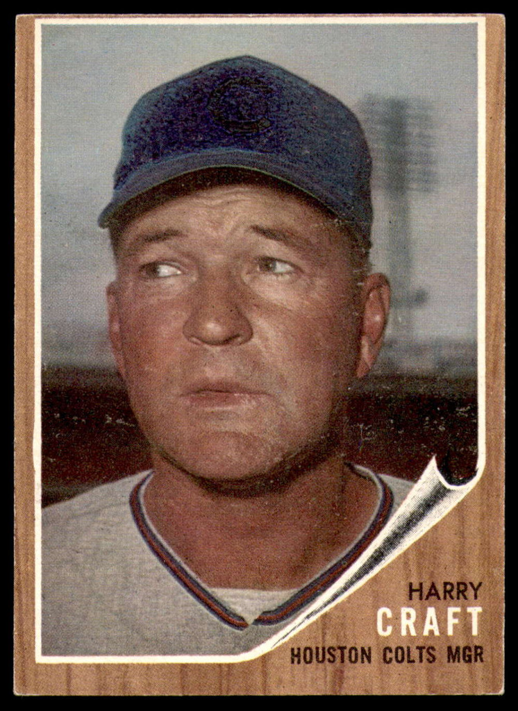 1962 Topps #12 Harry Craft MG Excellent+  ID: 194373