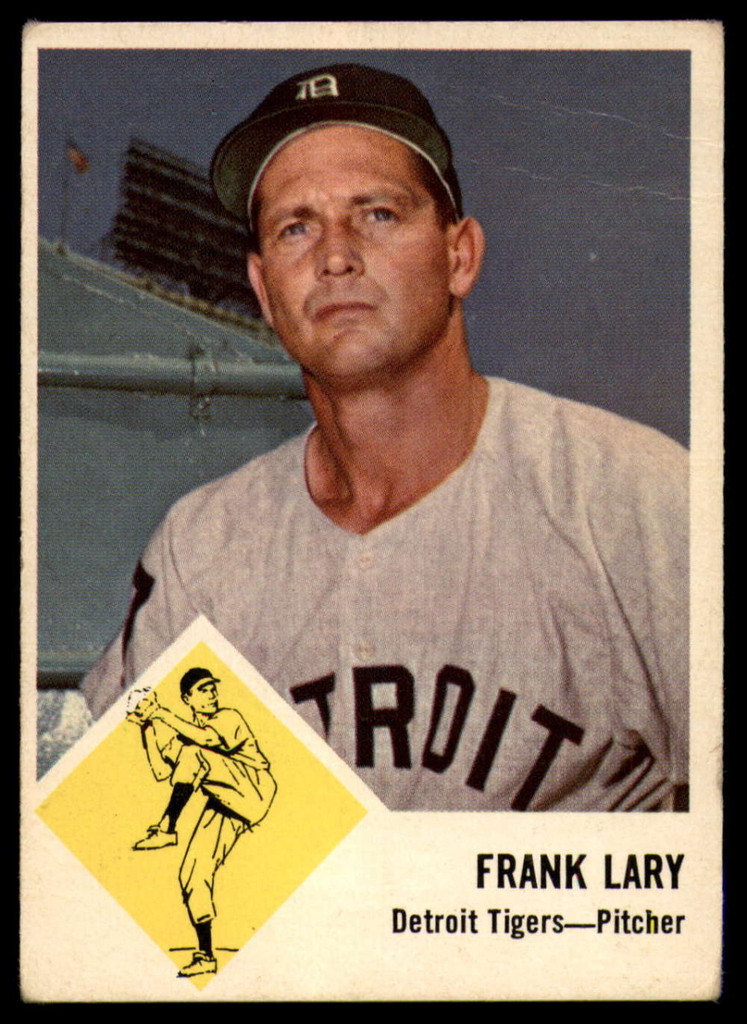 1963 Fleer #14 Frank Lary VG Very Good 