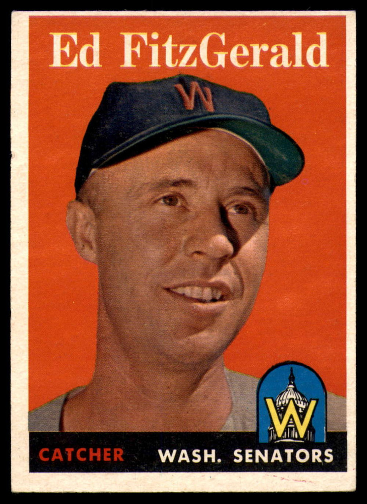 1958 Topps #236 Ed Fitz Gerald EX++ Excellent++  ID: 106336