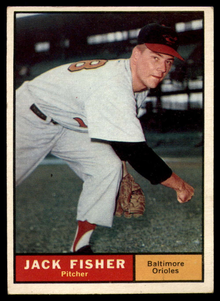 1961 Topps #463b Jack Fisher COR EX++ Excellent++ 