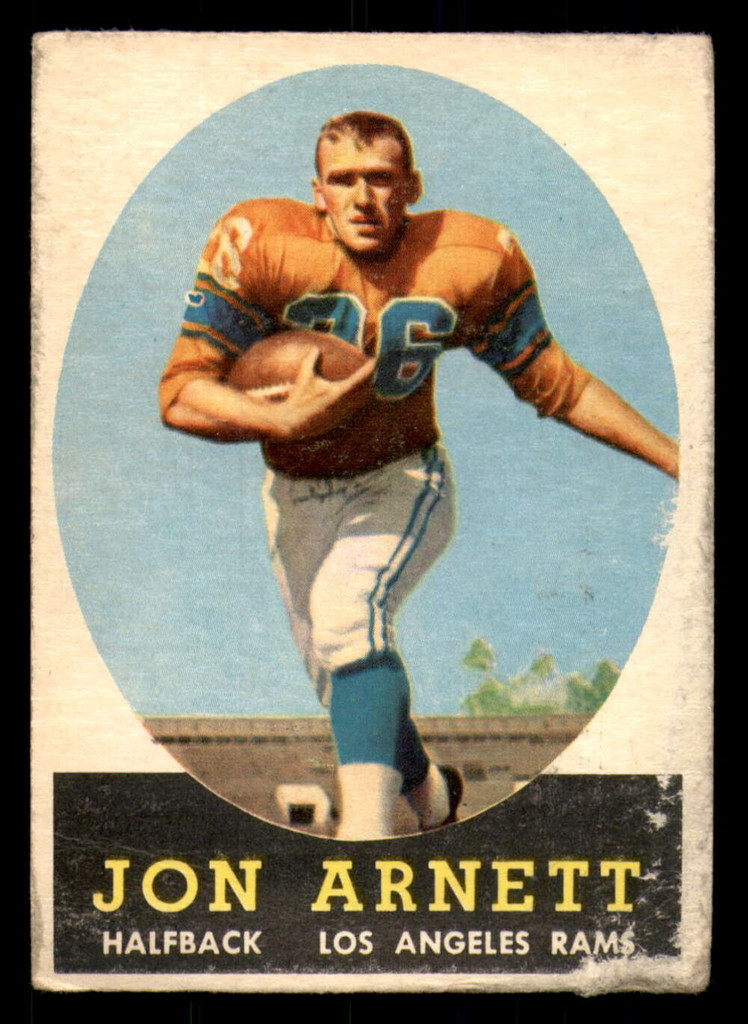 1958 Topps #20 Jon Arnett Poor RC Rookie 