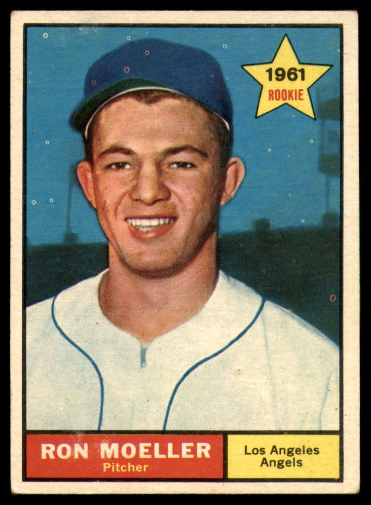 1961 Topps #466 Ron Moeller EX++ Excellent++ RC Rookie