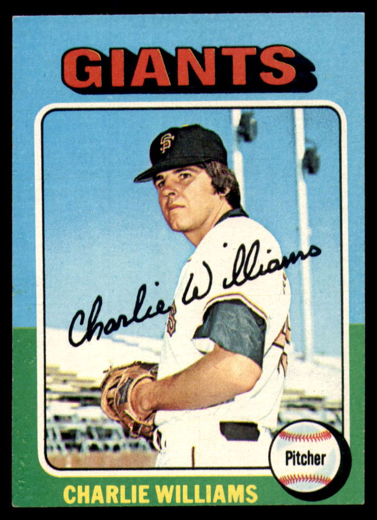 1975 Topps Mini #449 Charlie Williams Near Mint+ 