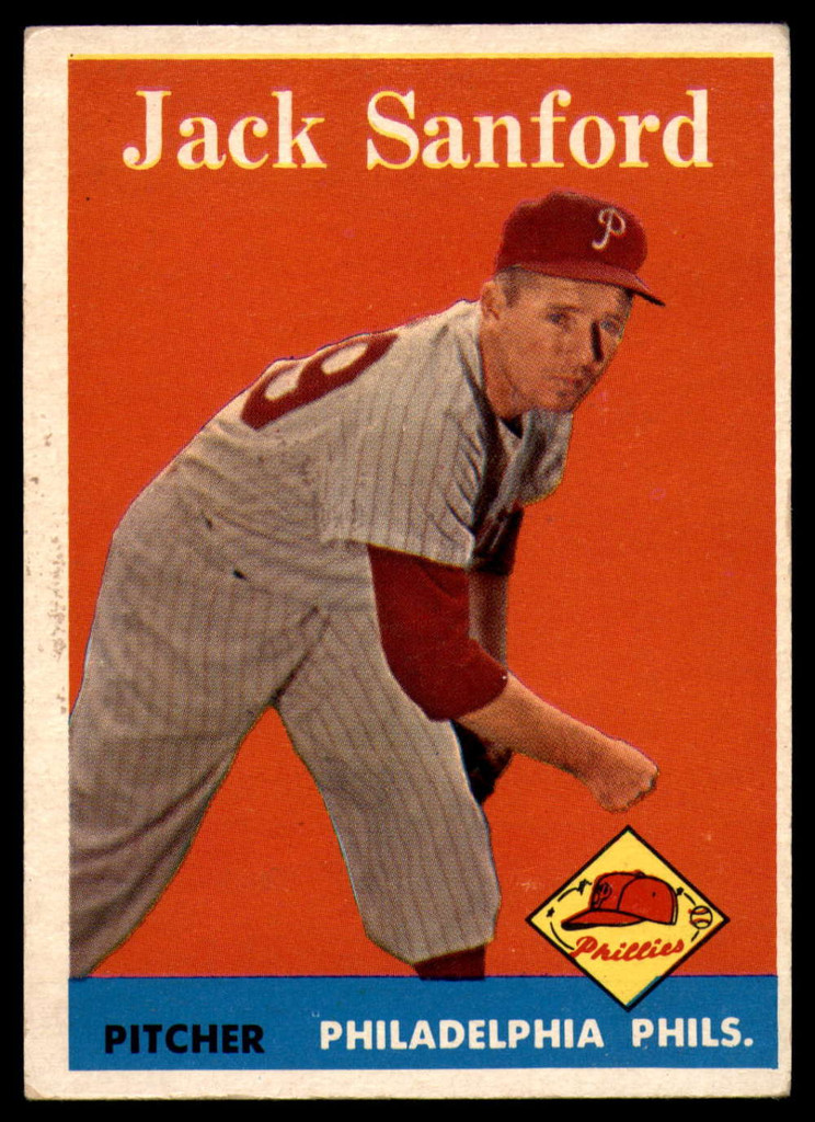 1958 Topps #264 Jack Sanford EX++ Excellent++  ID: 106389