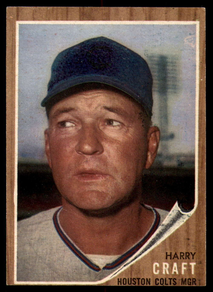 1962 Topps #12 Harry Craft MG Excellent+  ID: 179366