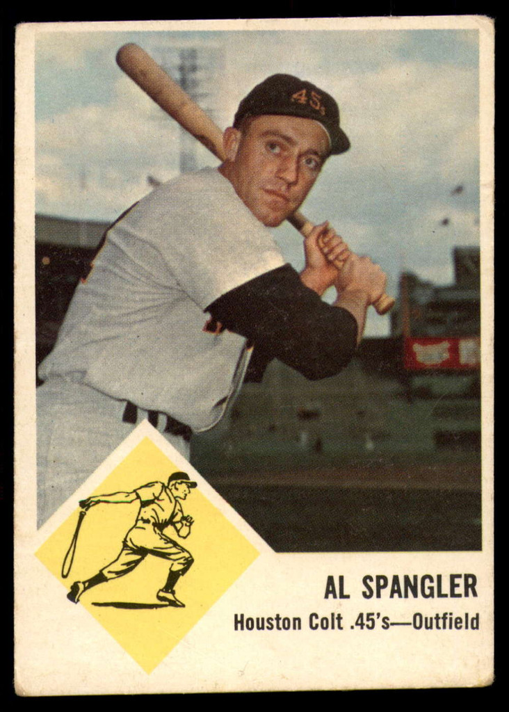 1963 Fleer #39 Al Spangler VG Very Good 
