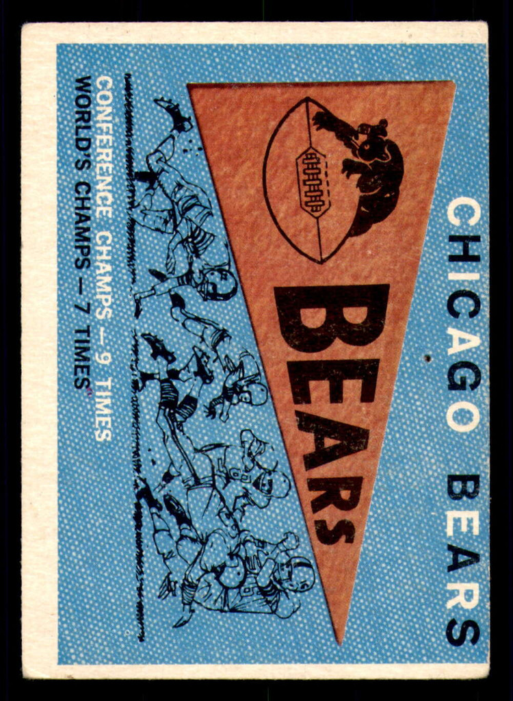 1959 Topps #153 Bears Pennant Very Good  ID: 270302