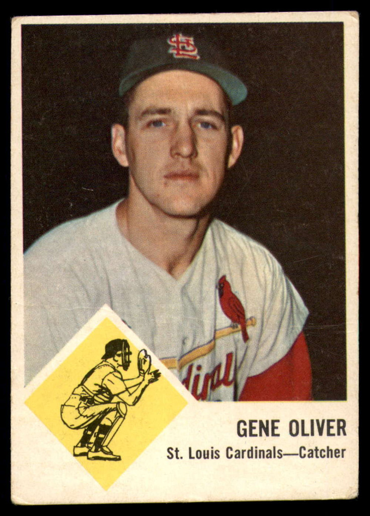 1963 Fleer #62 Gene Oliver VG Very Good 