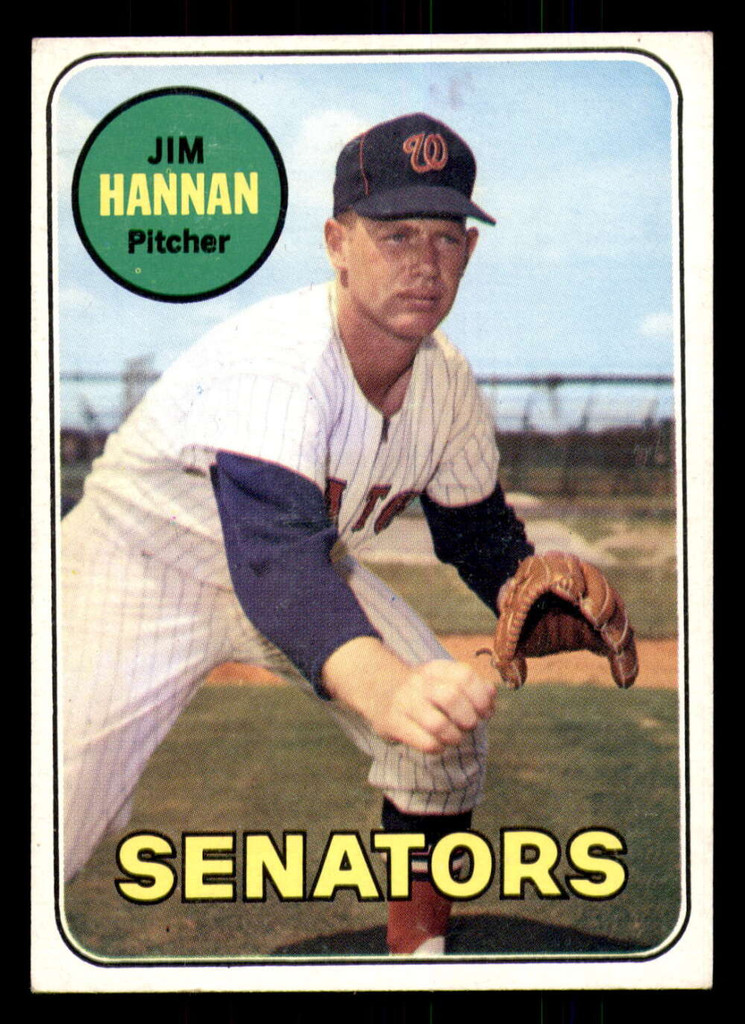 1969 Topps #106 Jim Hannan Excellent+  ID: 290279