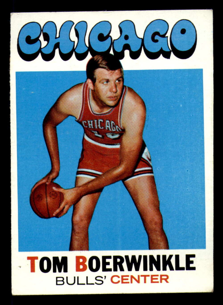 1971-72 Topps # 15 Tom Boerwinkle DP Excellent 