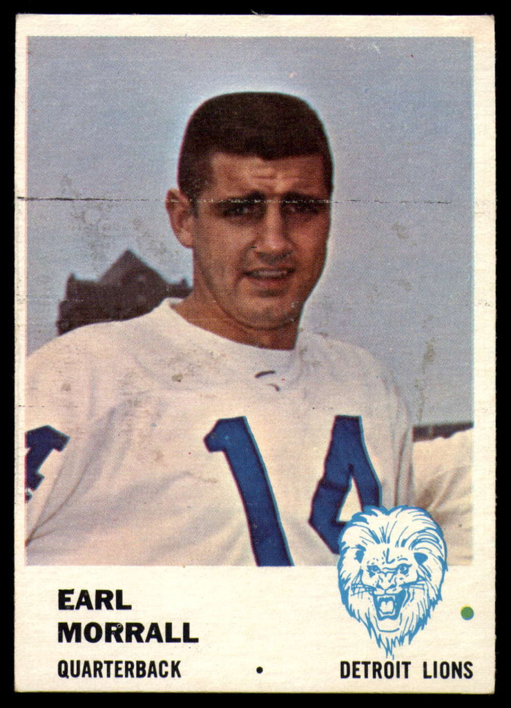 1961 Fleer #78 Earl Morrall EX/NM  ID: 116361