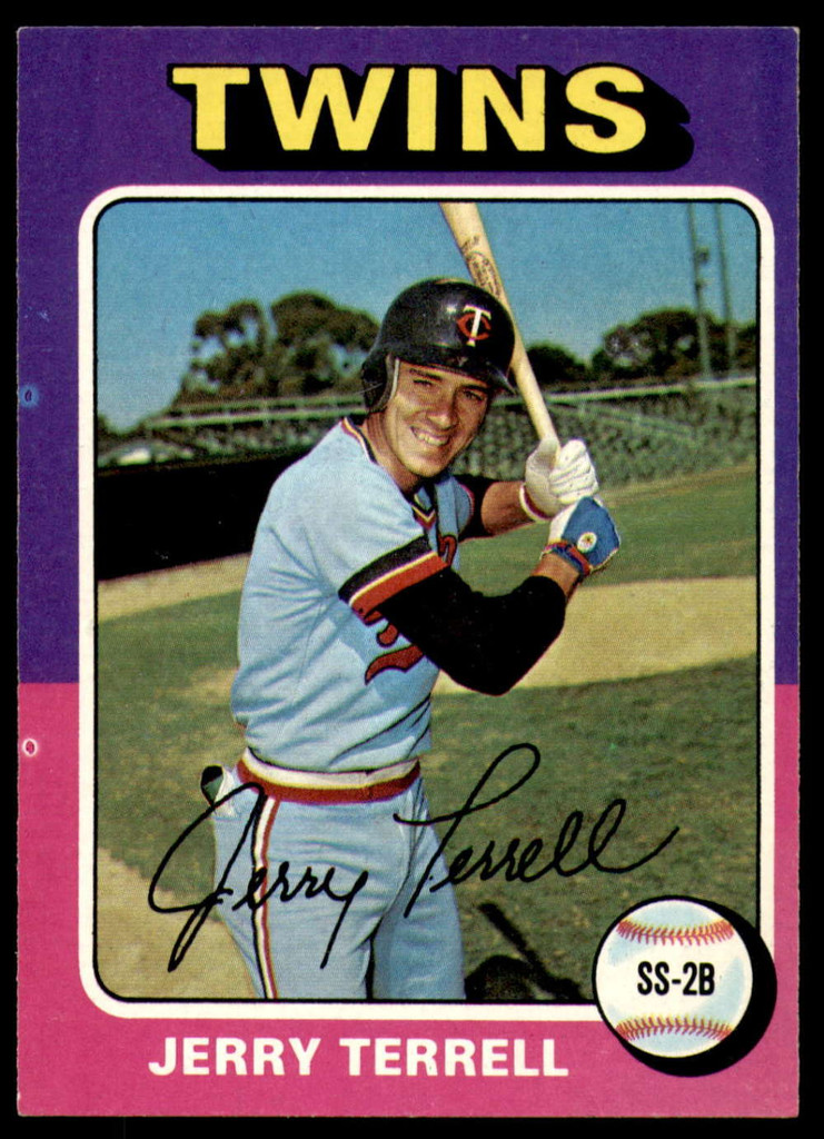 1975 Topps #654 Jerry Terrell Near Mint or Better  ID: 204307