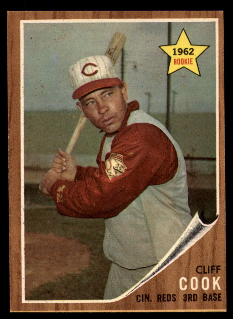 1962 Topps #41 Cliff Cook EX/NM  ID: 110614