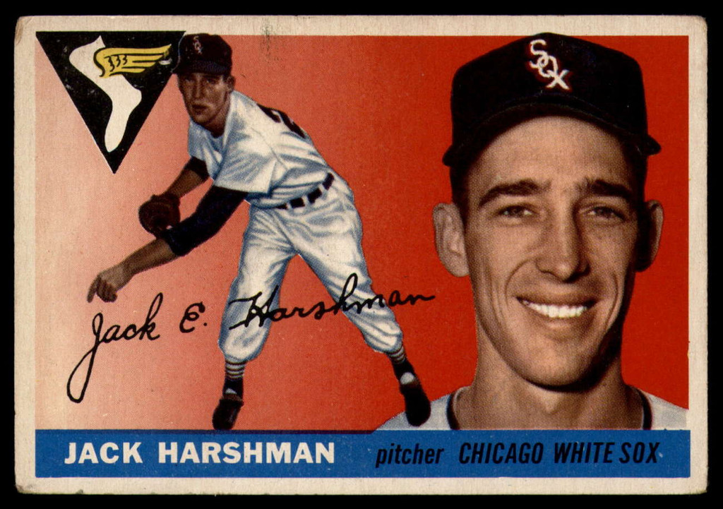 1955 Topps #104 Jack Harshman VG Very Good 