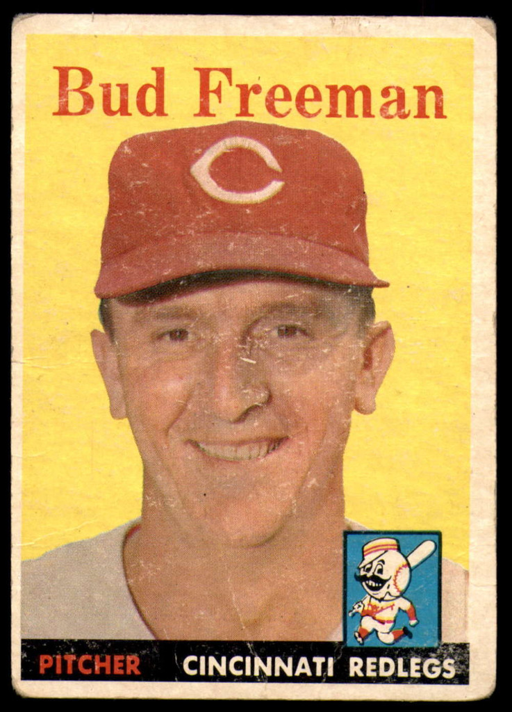 1958 Topps #27 Bud Freeman Very Good  ID: 183857