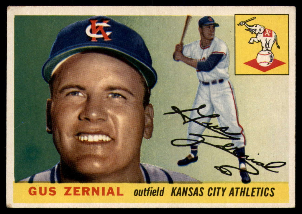 1955 Topps #110 Gus Zernial Very Good  ID: 138550