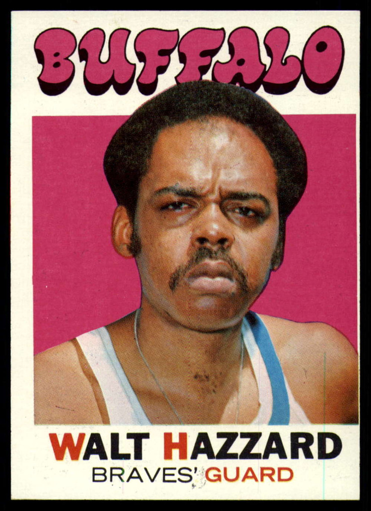 1971-72 Topps # 24 Walt Hazzard Near Mint 