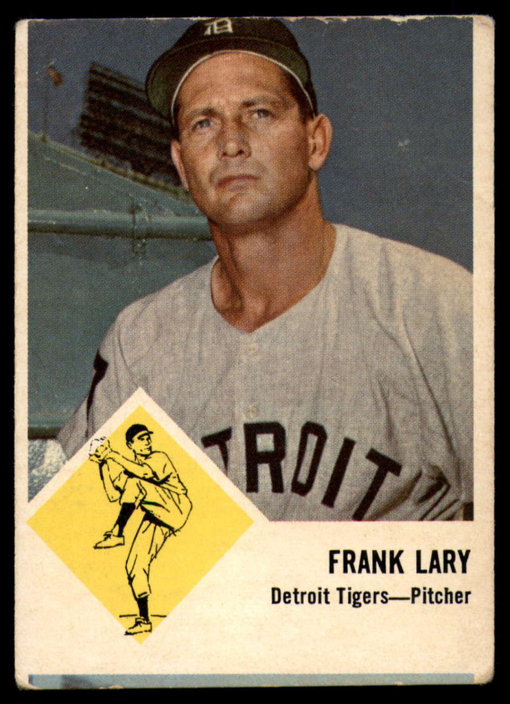 1963 Fleer #14 Frank Lary G/VG Good/Very Good 