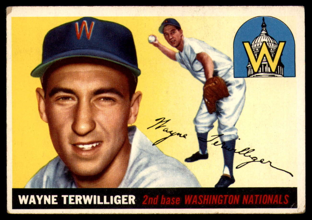 1955 Topps #34 Wayne Terwilliger VG Very Good  ID: 102995