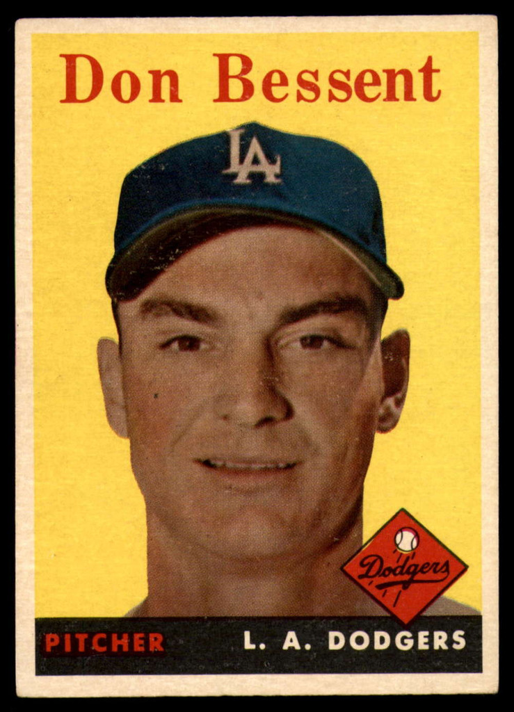 1958 Topps #401 Don Bessent Excellent  ID: 131164