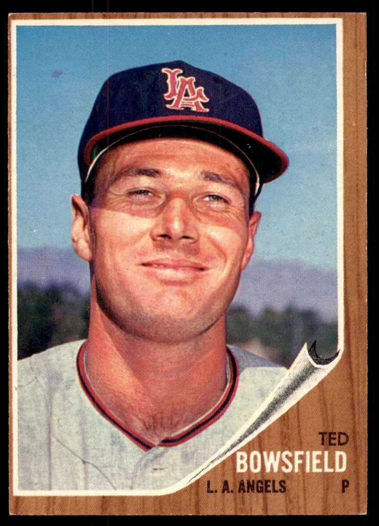 1962 Topps #369 Ted Bowsfield UER Ex-Mint  ID: 194152