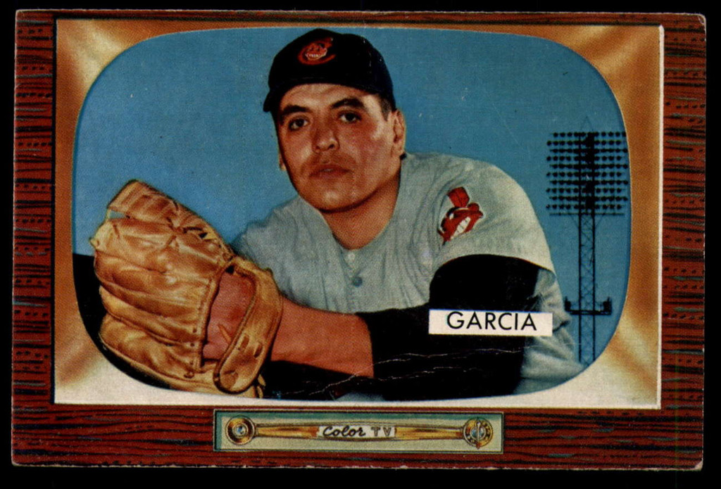 1955 Bowman #128 Mike Garcia Very Good  ID: 138603