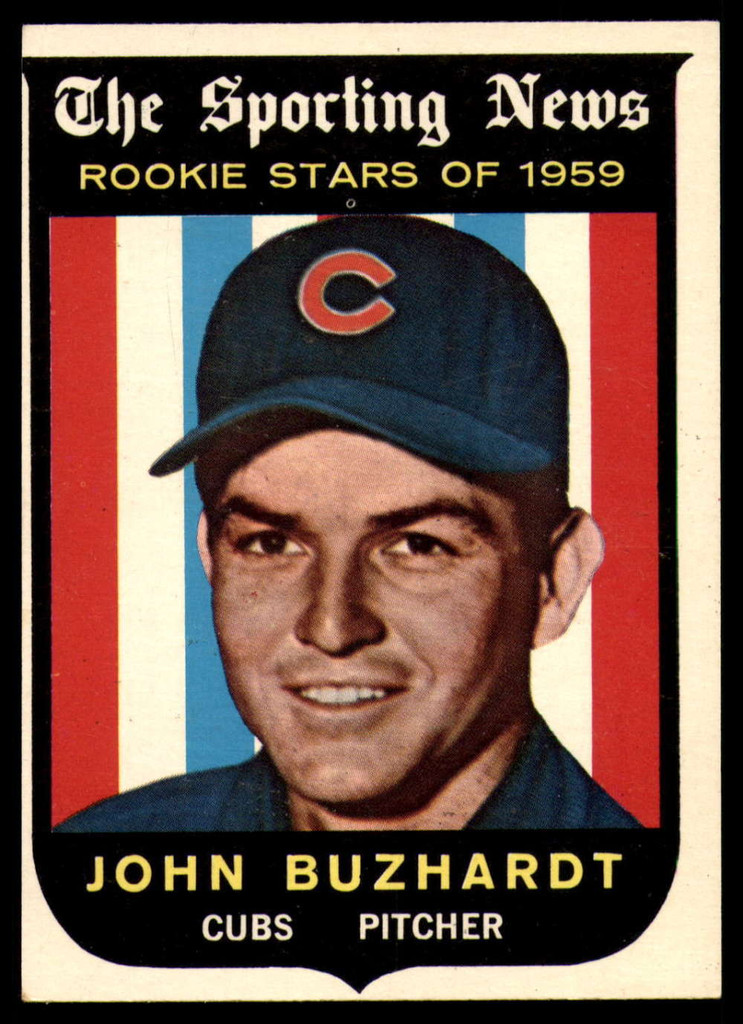 1959 Topps #118 John Buzhardt Ex-Mint RC Rookie