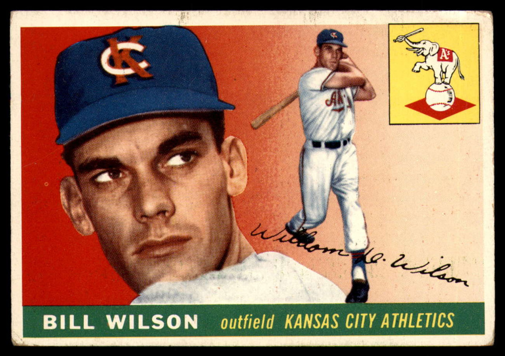 1955 Topps #86 Bill Wilson VG Very Good  ID: 103044