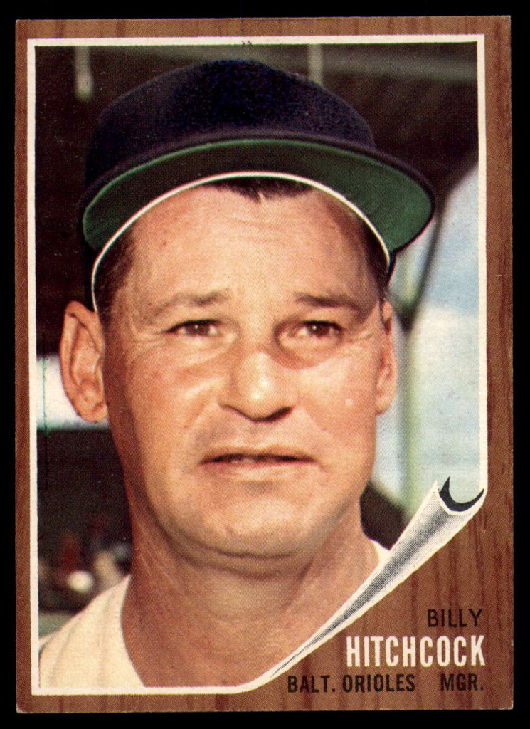 1962 Topps #121 Billy Hitchcock MG Ex-Mint  ID: 179871