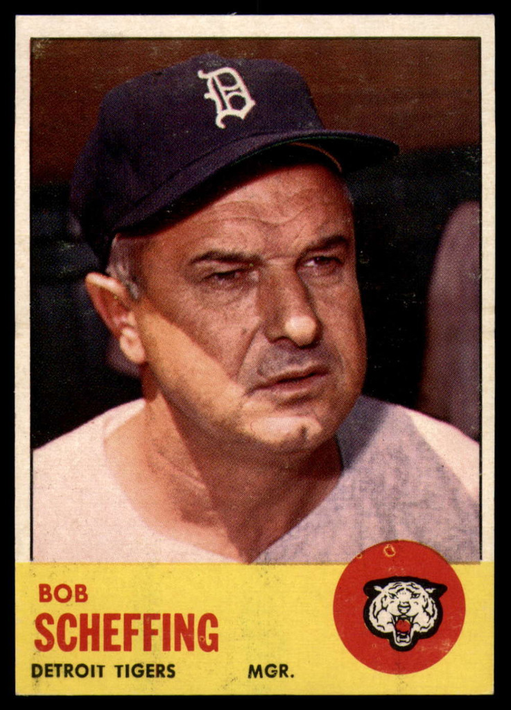 1963 Topps #134 Bob Scheffing MG NM Near Mint  ID: 113575