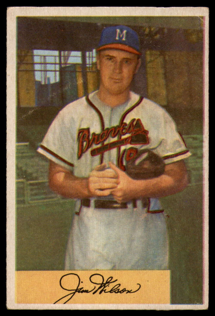 1954 Bowman #16 Jim Wilson VG Very Good  ID: 102844