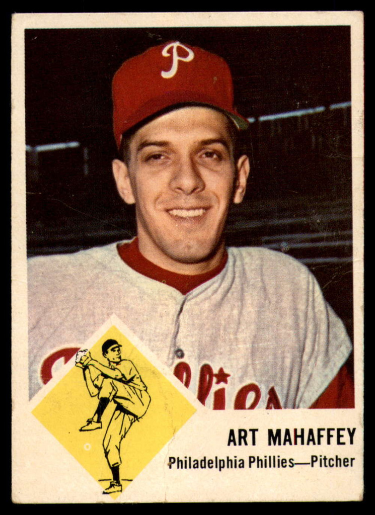 1963 Fleer #54 Art Mahaffey G/VG Good/Very Good 