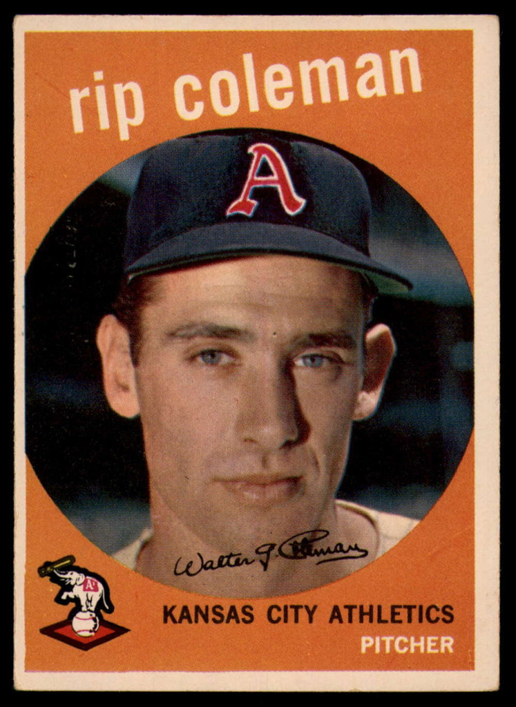 1959 Topps #51 Rip Coleman Excellent+  ID: 161298