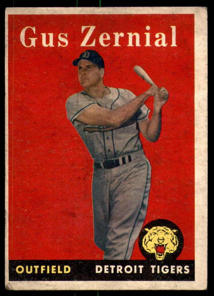 1958 Topps #112 Gus Zernial UER Very Good  ID: 186134