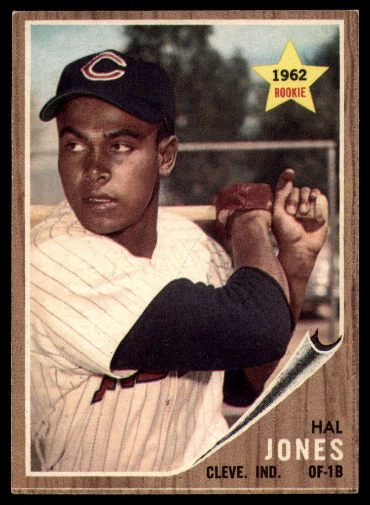 1962 Topps #49 Hal Jones UER EX/NM RC Rookie ID: 105827