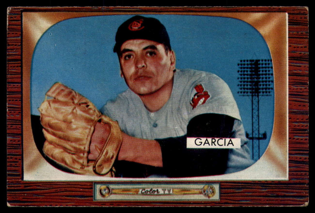 1955 Bowman #128 Mike Garcia VG Very Good 