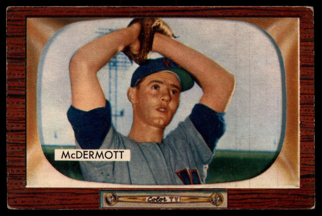 1955 Bowman #165 Mickey McDermott VG Very Good  ID: 104849