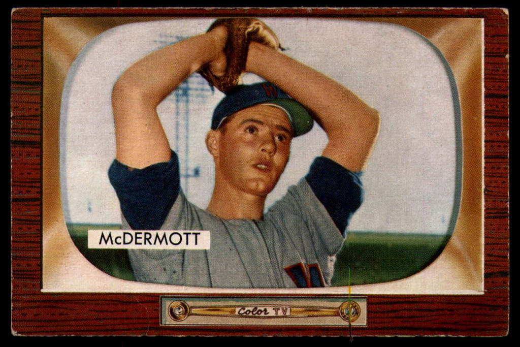 1955 Bowman #165 Mickey McDermott VG Very Good  ID: 103095