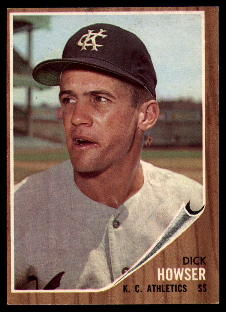 1962 Topps #13 Dick Howser EX/NM  ID: 110561