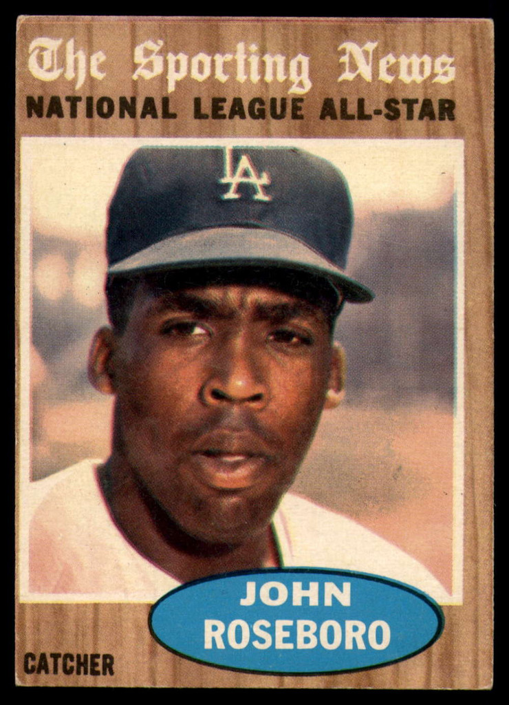 1962 Topps #397 John Roseboro AS Excellent+  ID: 180208