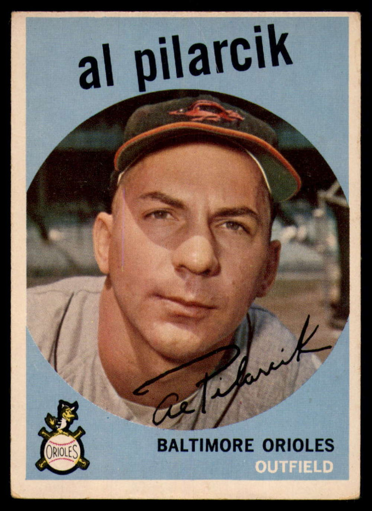 1959 Topps #7 Al Pilarcik Excellent+  ID: 161276