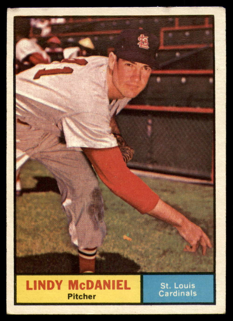 1961 Topps #266 Lindy McDaniel Excellent+  ID: 154881