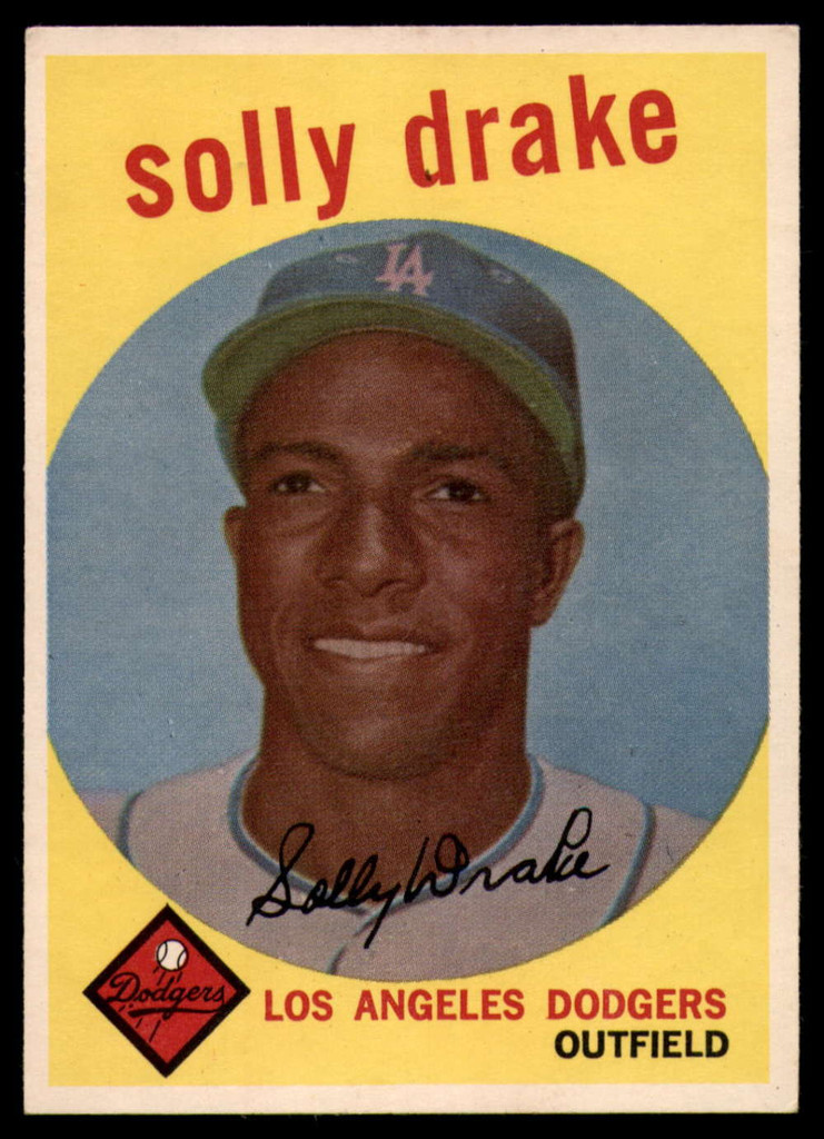 1959 Topps #406 Solly Drake Ex-Mint  ID: 139010