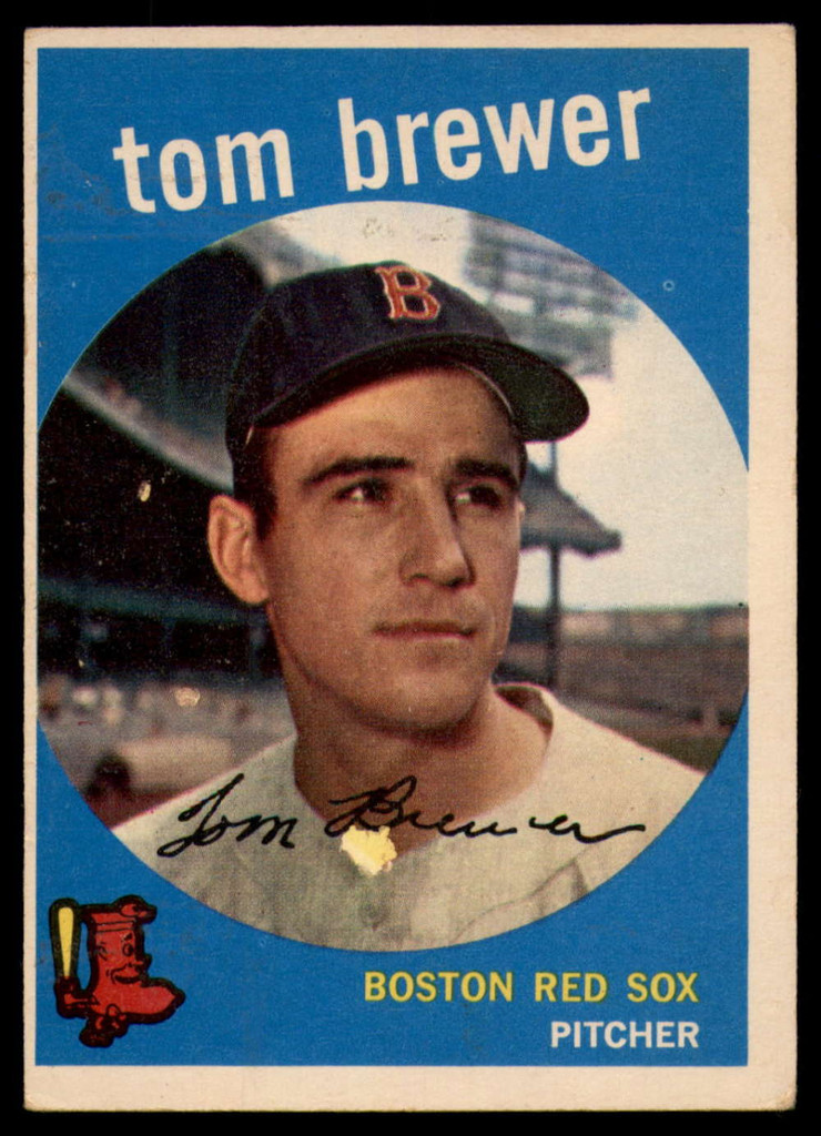 1959 Topps #55 Tom Brewer Excellent  ID: 161300