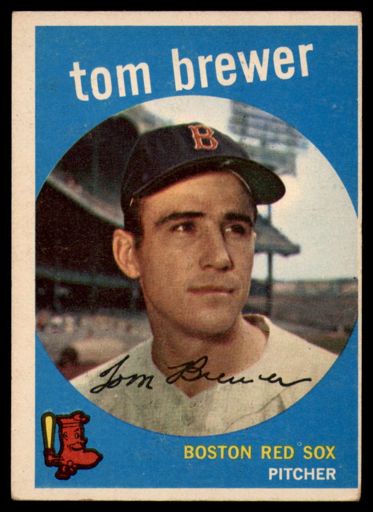 1959 Topps #55 Tom Brewer Excellent  ID: 161301